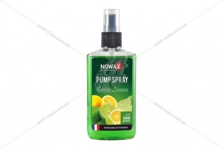 Ароматизатор воздуха спрей Pump Spray 75ml - GREEN LEMON NOWAX NX07523