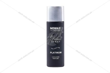 Ароматизатор воздуха спрей DELUXE Spray 50ml CAR & HOME Parfume PLATINUM NOWAX NX07752
