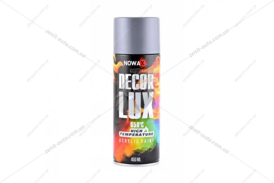 Фарба високотемпературна 650° (сіра) (9022) DECOR LUX Nowax NOWAX NX48038 (фото 1)