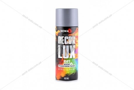 Краска высокотемпературная 650° (серый) (9022) DECOR LUX NOWAX NX48038