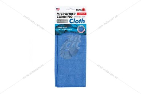 Серветка мікрофібра 40x40 For Cleaning синя NOWAX 'NX67440