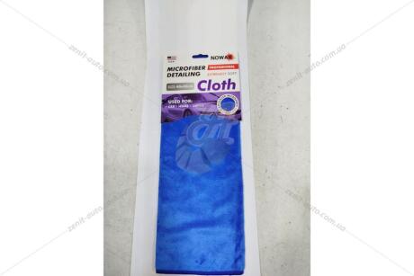Серветка мікрофібра 40x40 For Detaling ultra-soft синя NOWAX 'NX68440