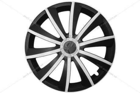 _уценка_царапина на 1 колпаке Колпак колеса Gral 16 черно-белый (кратно 4) Olszewski 'GRAL16WBUCENKA (фото 1)
