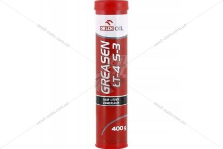 Смазка литиевая GREASEN LT-4 S-3, 400г(туба) ORLEN 'QFG023S40
