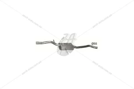 Глушник, алюм. сталь, середн. част. Audi A5 1.8 TFSi 09.12-01.17 Coupe Polmostrow POLMOSTROW 01.37