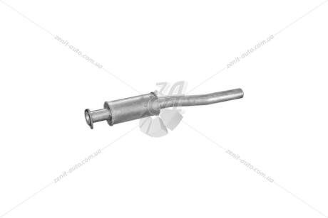 Глушник, алюм. сталь, середн. част. Audi 80/90/Coupe 1.9-2.3 79-87 POLMOSTROW 01.41