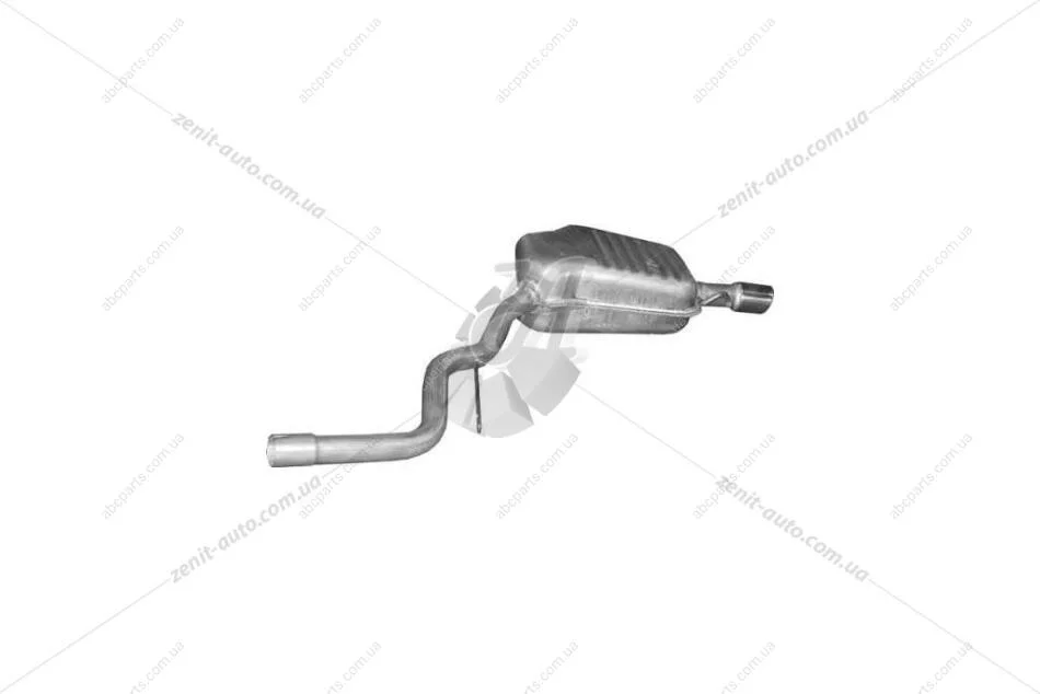 Глушитель, алюм. сталь, задн.часть Audi A4 1.8 Polmostrow POLMOSTROW 01.45 (фото 1)