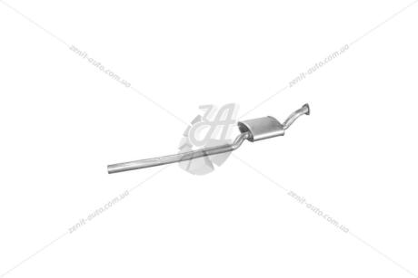 Глушник, алюм. сталь, середн. част. Audi 80 86-91/90 86-91 1.8/2.0 Quattro POLMOSTROW 01.67