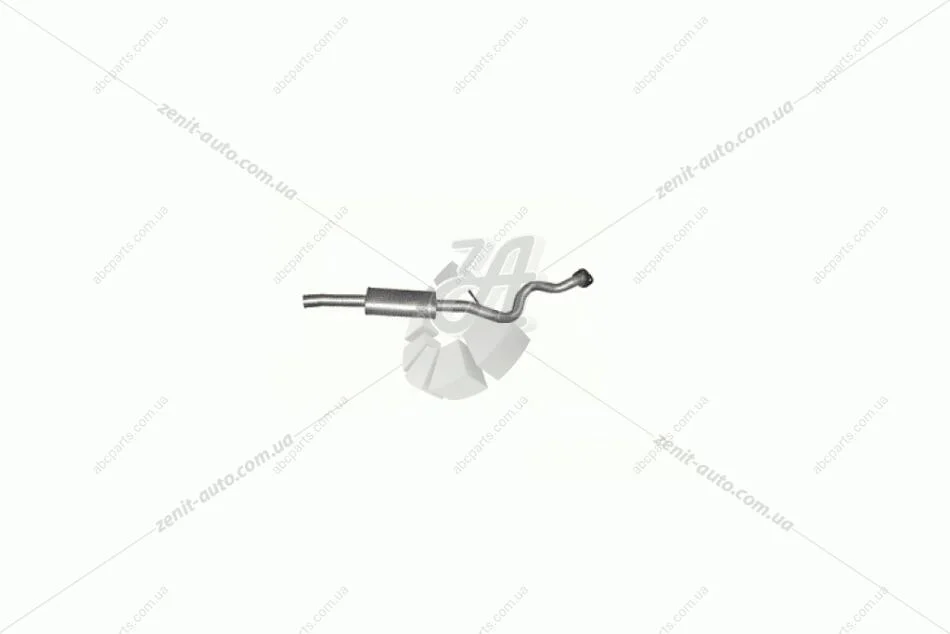 Глушник, алюм. сталь, середн. част. BMW E90-318i, E91-318i Polmostrow POLMOSTROW 03.15 (фото 1)