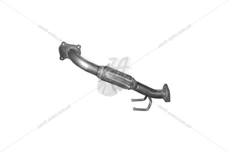 Глушник, алюм. сталь, передн. част. Ford Galaxy 1.9TDi 95-00 Seat Alhambra 1.9TDi 96-00 VW Sharan 1.9TDi 96-00 POLMOSTROW 08.221