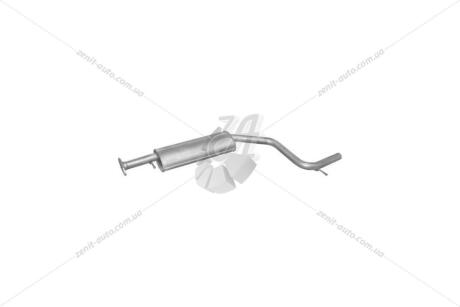 Глушитель, алюм. сталь, средн.часть Ford Mondeo 1.8/2.0i -16V 00-07 POLMOSTROW 08.617 (фото 1)