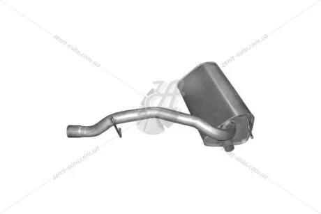 Глушник алюм. сталь, задн. частина Ford Kuga 2.0 TDCi TD Polmostrow POLMOSTROW 08.72