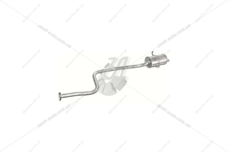 Глушник, алюм. сталь, середн. част. Nissan Qashqai / Renaul Kadjar Polmostrow POLMOSTROW 15.70 (фото 1)