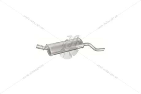 Глушник алюм. сталь, задн. частина Opel Kadett E, Combo 85-93 1.3/1.6/1.7D Polmostrow POLMOSTROW 17.182