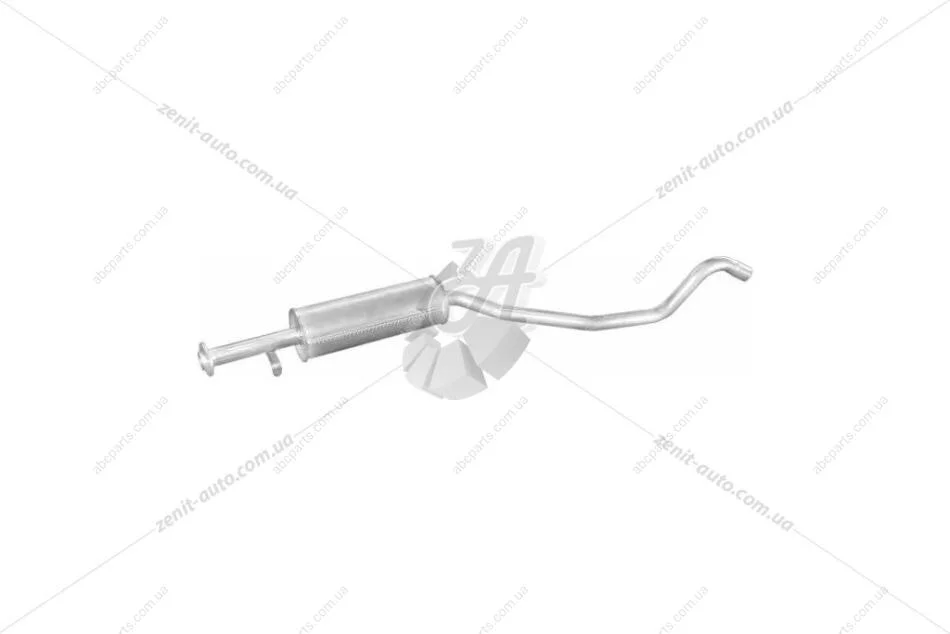 Глушник алюм. сталь, середн. частина Opel Vectra 1.7D hat.,sed. 92-95 Polmostrow POLMOSTROW 17.278 (фото 1)