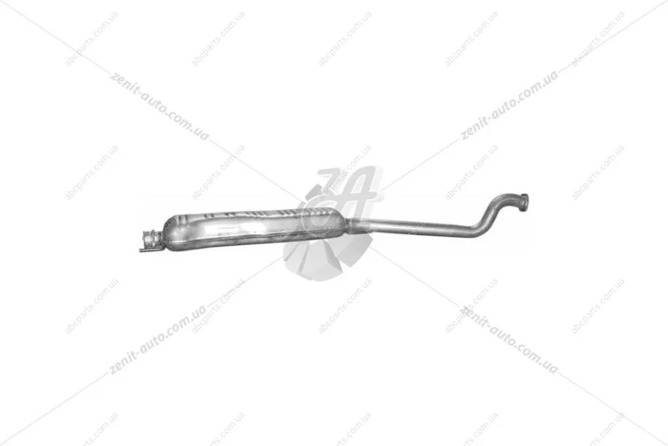 Глушитель алюм. сталь, средн. часть Opel Astra 2.0i-16V Turbo hatchback, kombi, coupe 00-04 Polmostrow POLMOSTROW 17.608 (фото 1)