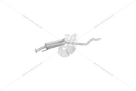 Глушник, алюм. сталь, середн. част. Opel Astra 1.7D kat 91-98 Polmostrow POLMOSTROW 17.81