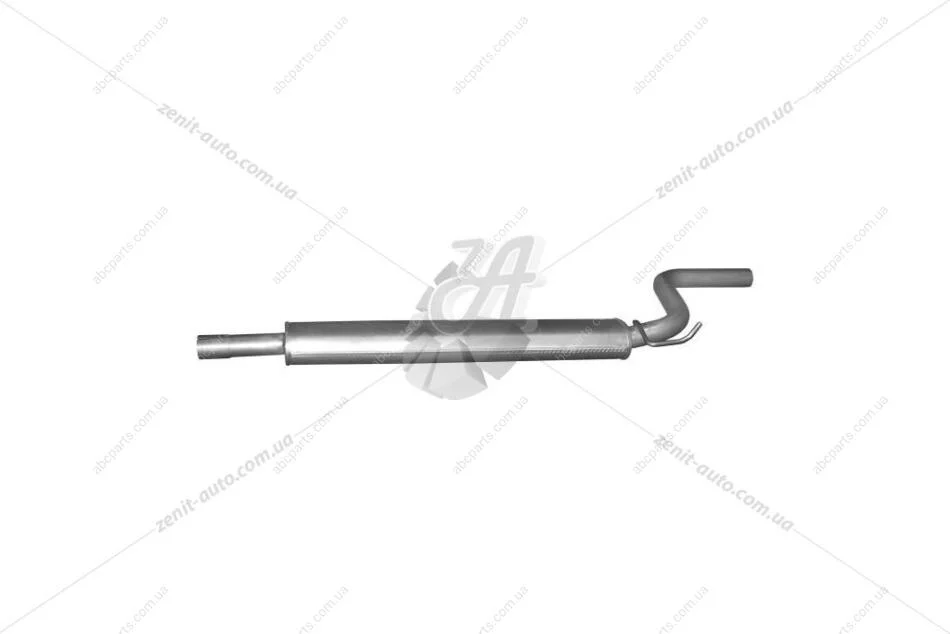 Глушитель алюм. сталь, средн. часть Opel Meriva B 1.4i Turbo Polmostrow POLMOSTROW 17.84 (фото 1)