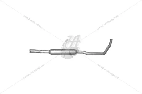 Глушник алюм. сталь, середн. частина Suzuki SX4 / Fiat Sedici Polmostrow POLMOSTROW 25.13