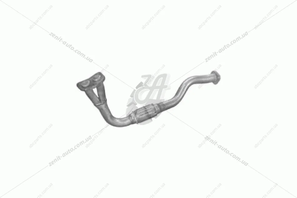 Глушник, алюм. сталь, передн. част. Toyota Corolla 1.3 -12V/87-92/HB/SDN/Kombi Polmostrow POLMOSTROW 26.309 (фото 1)