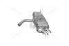 Глушитель, алюм. сталь, задн.часть VW Golf V 2.0 SDi Diesel hatchback 01/04-11/08 Polmostrow POLMOSTROW 30.617 (фото 1)
