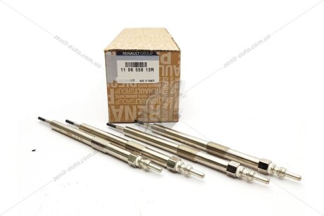 Свічка розжарення (ціна комплекта 4шт) 2,0/2,3dci Trafic II, Master III RENAULT '110655813R