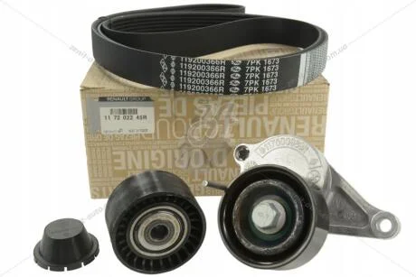 Комплект ремня доп оборудования 2,3 dci 7PK1673 Renault Master III (13-) (117202245R) Renault RENAULT '117202245R