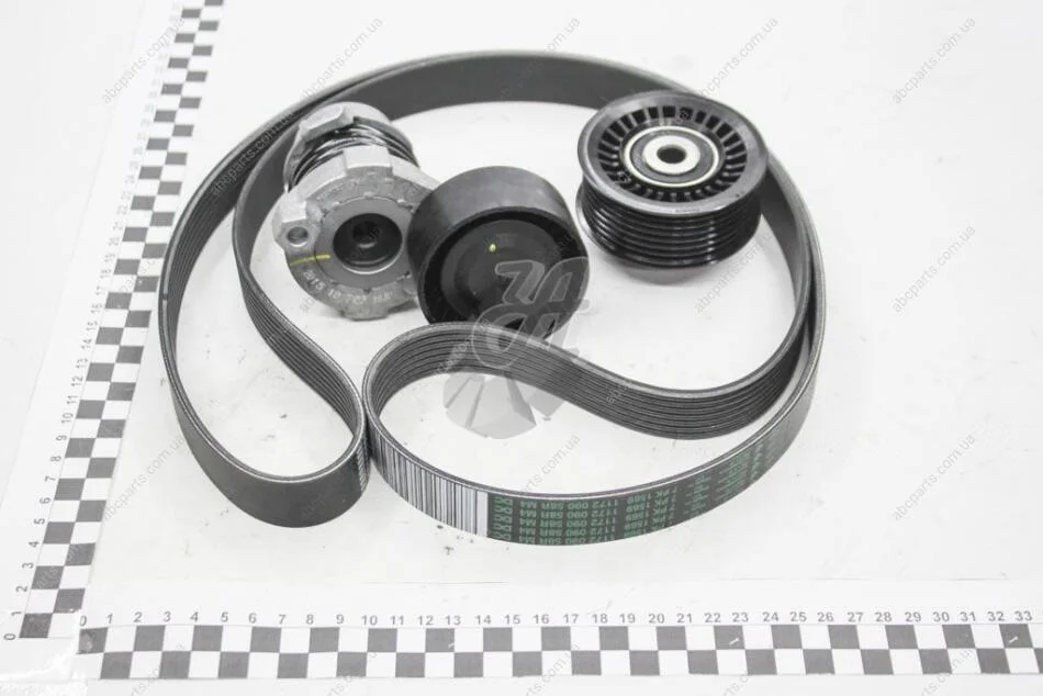 Комплект ременя генератора Renault Captur, Dokker,Kangoo II, Megane III, 1.2 TCe Renault RENAULT 117203336R (фото 1)