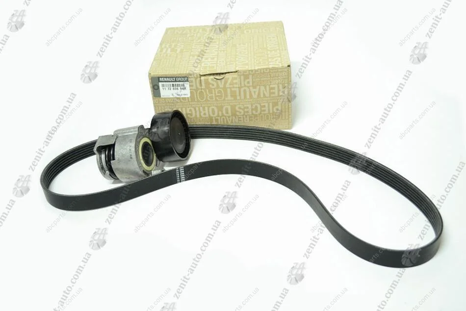 Комплект ременя генератора 1,5dci 1.6 16V Renault RENAULT 117203694R (фото 1)