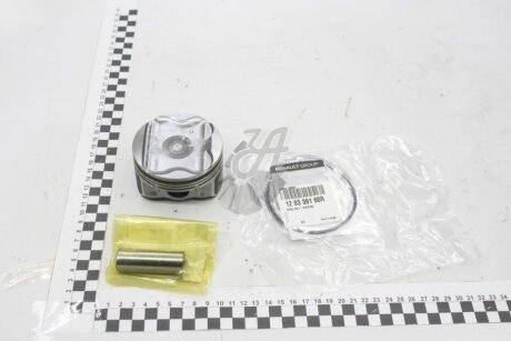 Поршень ДВС в сборе (палец+кольца) 1,6 16V Fluence, Megane III 2008- RENAULT 120A10724R