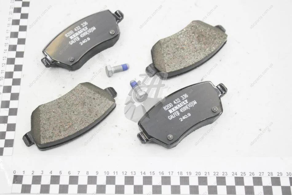 Колодки гальмівні дискові передні Renault Clio III Modus Kangoo II Duster Sandero Captur Renault RENAULT 410608481R (фото 1)