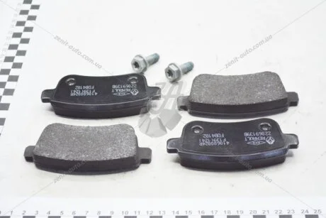 Колодка гальмівна диск задн Renault Fluence, Megane III, Scenic III Renault RENAULT 440604694R