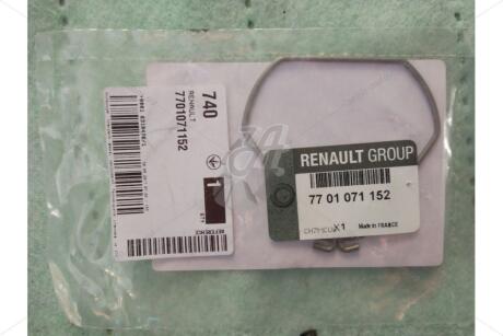 Скоба патрубка інтеркулера 1,5 dci Megane III, Fluence RENAULT '7701071152