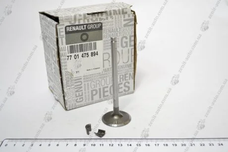 Клапан впускний LOGAN 4шт Renault RENAULT 7701475894