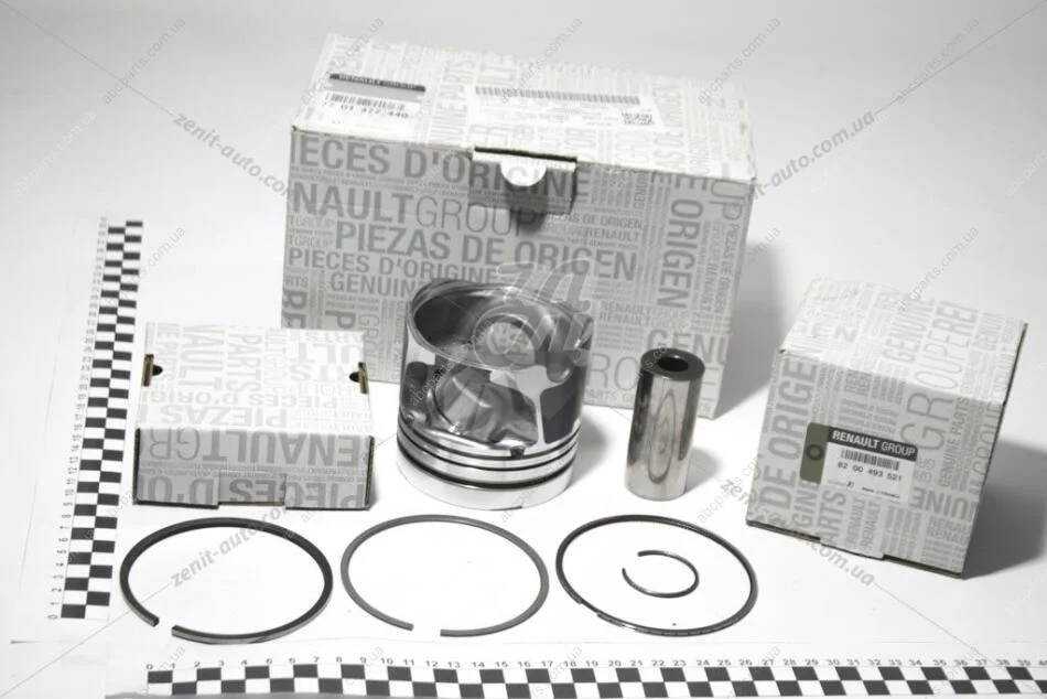Поршень ДВС в сборе (палец+кольца+стопорное кольцо) 2,5 dci Renault Master II, Trafic II Renault RENAULT 7701477440 (фото 1)