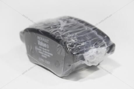 Колодки тормозные дисковые задние (комплект) Value+ Kangoo II (08-) RENAULT 7711946177 (фото 1)