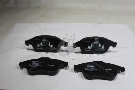 Колодки тормозные передние Value+ Megane III, Laguna III RENAULT 7711946179