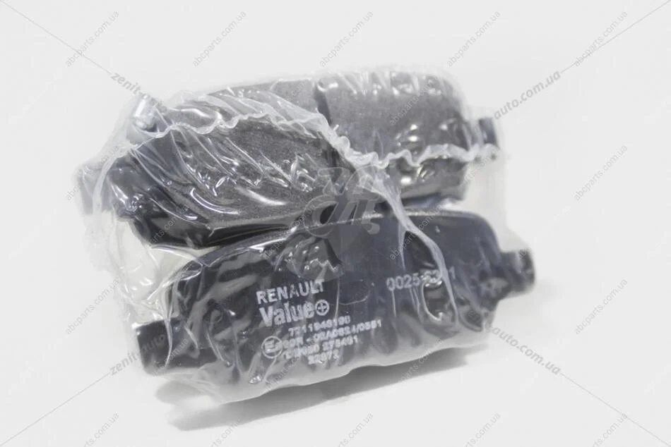Колодки тормозные задние Value+ Koleos I (08-), Qashqai (08-) Renault RENAULT 7711946198 (фото 1)