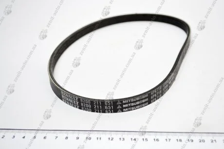 Ремінь генератора Logan 1,4/1,6 8V (струмочковий) (L=718) Renault RENAULT 8200211651