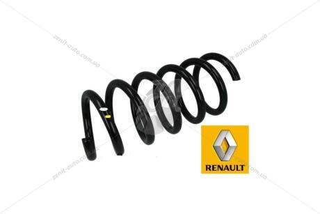 Пружина підвіски передня (жовто-біла мітка) Trafic II (01-) RENAULT 8200394974 (фото 1)