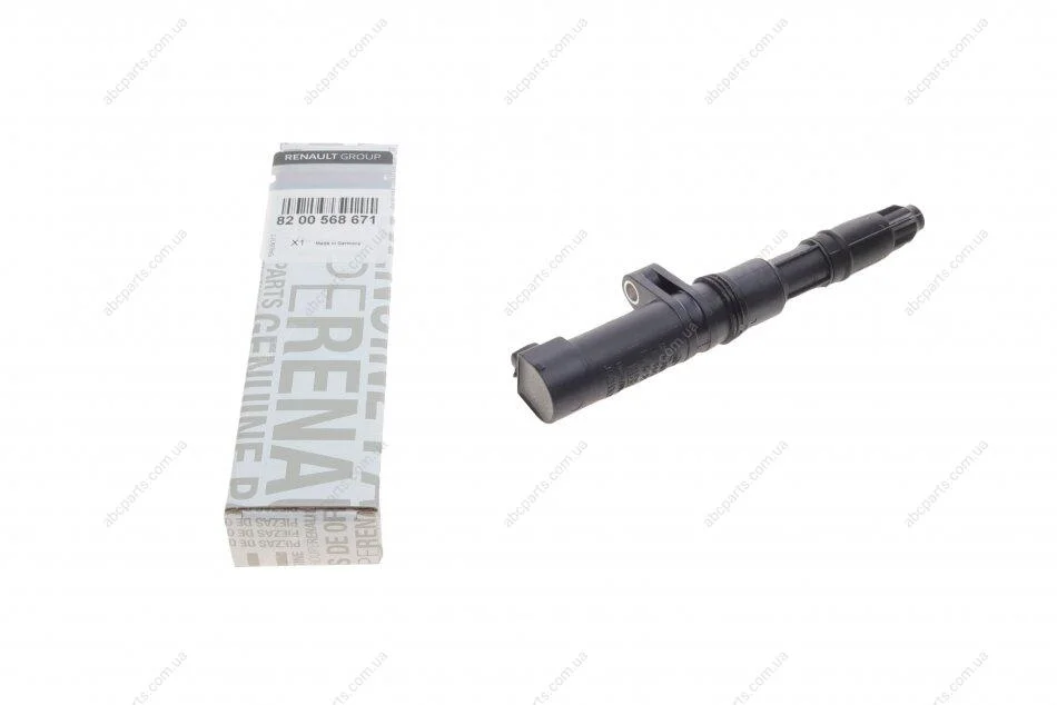 Котушка запалювання 1.6/2,016V Logan, Duster, MeganeII/III, TraficII, Fluence Renault RENAULT 8200568671 (фото 1)