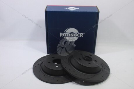 Диск гальмівний задній (кратно 2) FORD EDGE (18-) [316X51 перфорир.] ROTINGER 'RT12107GLT5