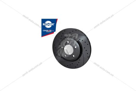 Диск тормозной передний (кратно 2) Toyota Camry (06-11), (11-18) [296X49 перфорир.] (RT 20537-GL T5) ROTINGER RT 20537-GL/T5