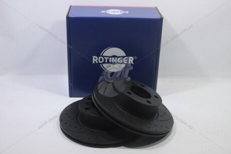 Диск гальмівний передній (кратно 2) BMW 1 (F20,F21), 3 (F30,F80) [300X73 перфорир.] ROTINGER 'RT21402GLT5