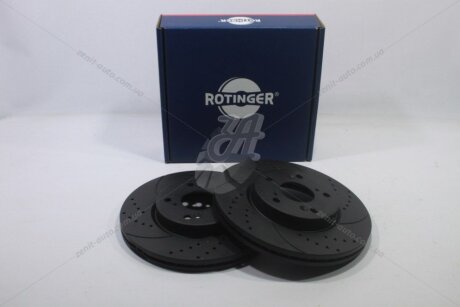 Диск гальмівний передній (кратно 2) HONDA HR-V (15-) [293X47 перфорир.] ROTINGER 'RT21549GLT5