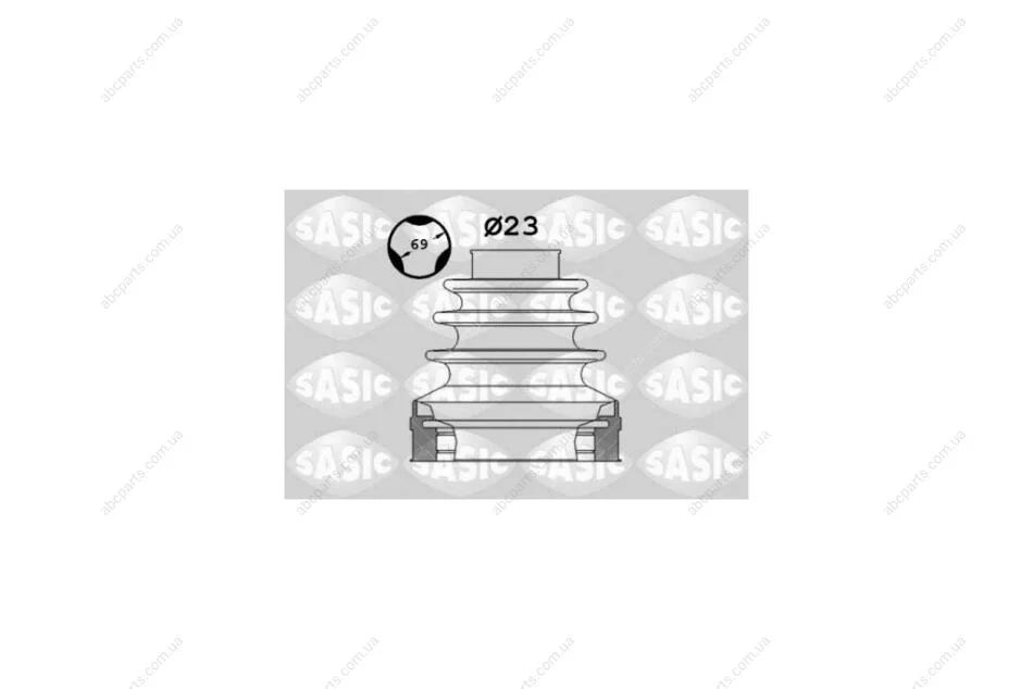Пильовик ШРКШ внутренний VAG A3, Toledo, Fabia, Golf V, Jetta, Passat VI, Touran Sasic SASIC '1906024 (фото 1)