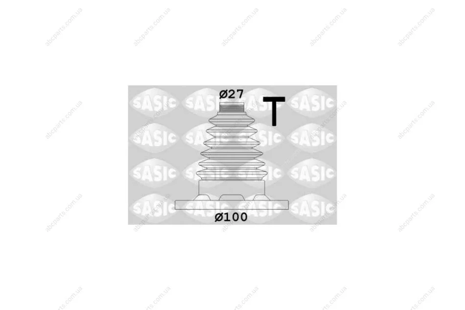 Пильовик ШРКШ внутренний VAG A3, A4 I II, Q3, TT, Leon, Toledo, Octavia, Superb Sasic SASIC '1906033 (фото 1)