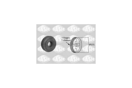Шків колінвалу OPEL Movano/RENAULT Master III Sasic SASIC '2154021