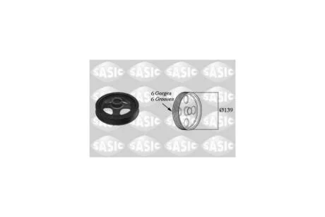 Шкив коленвала TOYOTA Yaris Sasic SASIC '2156028