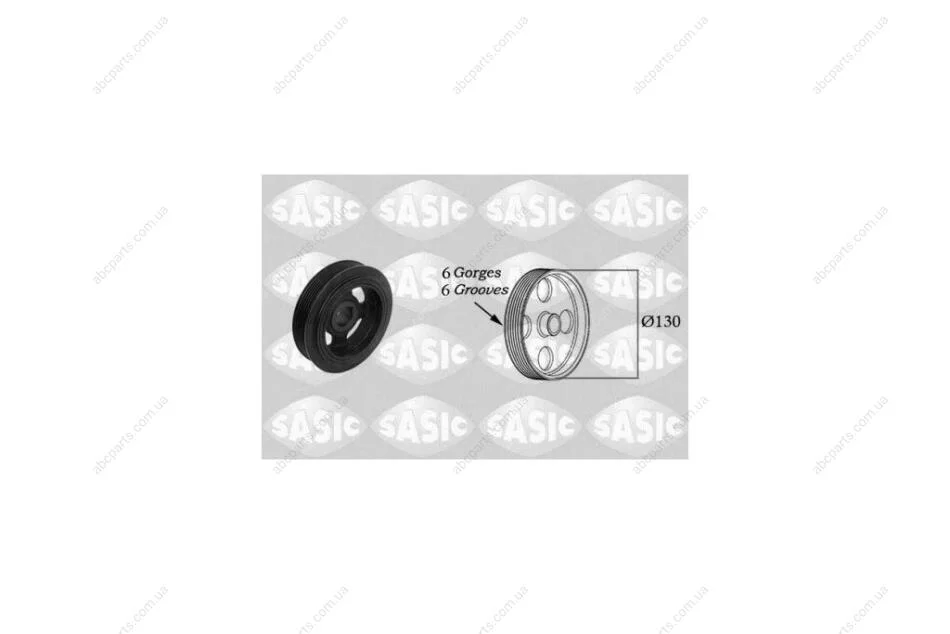 Шкив коленвала TOYOTA Auris, Avensis, Corolla Sasic SASIC '2156048 (фото 1)